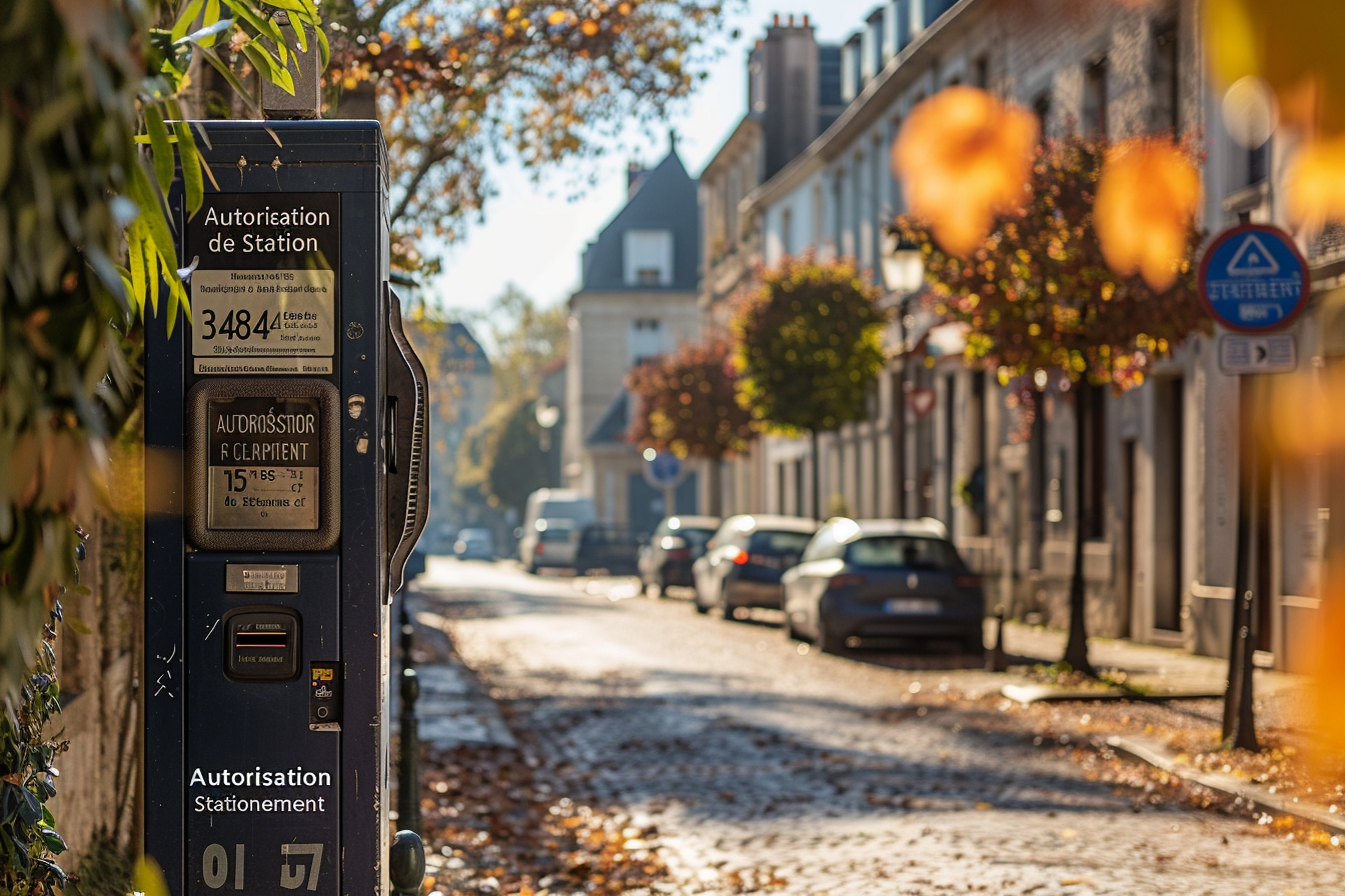 Alt d'image : "Camion de déménagement stationné légalement grâce à une autorisation de stationnement obtenue via Angers Serein dans une rue d'Angers.